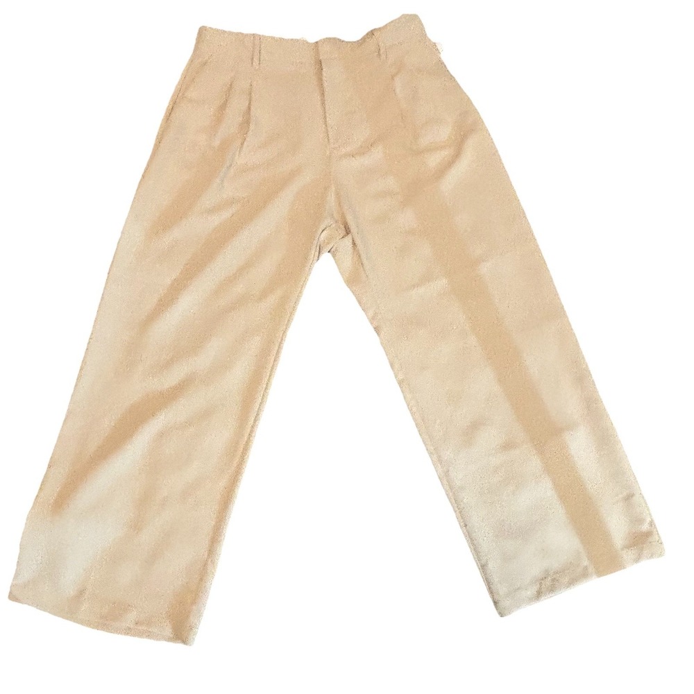 Gap Pants Easy Trouser Pleated Wide Minimalist Capsule Neutral Womens 16 MSRP$79